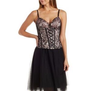 Charlotte Russe lace corset top
